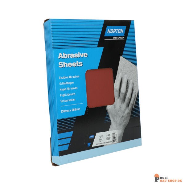 nortonschleifmittel/NORTON_schleifmittel_63642531788 Standard Sheets Norton R222 230.00x280 Grit 280_137280